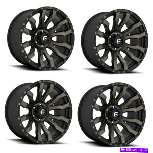 zC[@4{Zbg Zbg4 20 "RD674ubc20x12ubN_u_[Nsg5x5zC[-44mm Set 4 20" Fuel D674 Blitz 20x12 Black Double Dark Tint 5x5 Wheels -44mm Rims