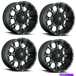 zC[@4{Zbg Zbg4 20 "RNND517ubN~OzC[20x10 8O8x180 -12mmtg Set 4 20" Fuel Krank D517 Black Milled Wheels 20x10 8 Lug 8x180 -12mm Lifted