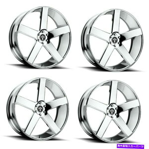 �z�C�[���@4�{�Z�b�g �Z�b�g4 24 �_�uS115�o���[24x10�N����6x5.5�z�C�[��31mm�V�{���[GMC�L���f���b�N Set 4 24 Dub S115 Baller 24x10 Chrome 6x5.5 Wheels 31mm For Chevy GMC Cadillac�y���s�A���i�z
