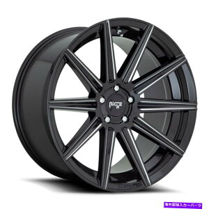 �z�C�[���@4�{�Z�b�g �j�b�`M243 Tifosi 20x9 5x120 35�u���b�N�~�����O�z�C�[���i4�j72.56 20�C���`���� Niche M243 Tifosi 20x9 5x120 35 Black Milled Wheels(4) 72.56 20" inch Rims