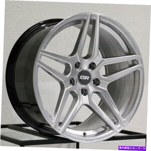 �z�C�[���@4�{�Z�b�g ESR RF15 19x8.5/19x9.5 5x114.3 30/35�V���o�[�z�C�[���i4�j73.1/72.56 19 �C���`�X�e�[�W ESR RF15 19x8.5/19x9.5 5x114.3 30/35 Silver Wheels(4) 73.1/72.56 19 inch Stagge�y���s�A���i�z