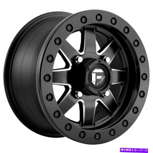 �z�C�[���@4�{�Z�b�g Fuel D938 Maverick BeadLock UTV 15x7 4x137 38 Matte Black Milled Wheels�i4�j110.1 Fuel D938 Maverick Beadlock UTV 15x7 4x137 38 Matte Black Milled Wheels(4) 110.1�y���s�A���i�z
