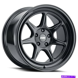 ホイール　4本セット ESR CR7 19x9/19x11 5x114.3 20/15ブラックホイール（4）72.56 19 "インチのずらされたリム ESR CR7 19x9/19x11 5x114.3 20/15 Black Wheels(4) 72.56 19" inch Staggered Rims