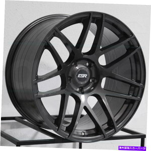�z�C�[���@4�{�Z�b�g ESR RF01 RF1 19x10.5 5x120 22�K�����^���O���t�@�C�g�z�C�[���i4�j72.56 19 �C���`����n ESR RF01 RF1 19x10.5 5x120 22 Gun Metal Graphite Wheels(4) 72.56 19 inch Rims N�y���s�A���i�z