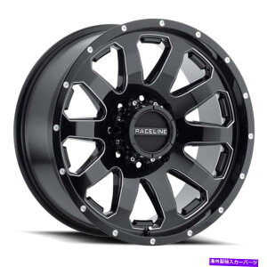 �z�C�[���@4�{�Z�b�g Raceline 938m Enforcer 20x9 8x6.5/8x165.1 -12�u���b�N�~�����O�z�C�[���i4�j125.2 20 i Raceline 938M Enforcer 20x9 8x6.5/8x165.1 -12 Black Milled Wheels(4) 125.2 20 i�y���s�A���i�z