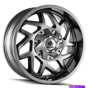 �z�C�[���@4�{�Z�b�g ���C�w��8106�n�`�F�b�g20x9 8x180 18�K�����^���u���b�N�z�C�[���i4�j124.1 20�C���`���� Mayhem 8106 Hatchet 20x9 8x180 18 Gunmetal Black Wheels(4) 124.1 20 inch Rims�y���s�A���i�z