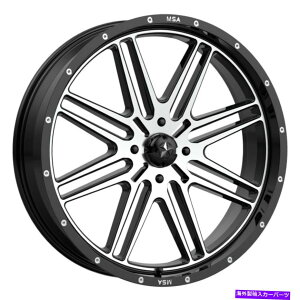 zC[@4{Zbg MSAIt[hM38u[g20x7 4x137 10ubN@BHzC[i4j112.1 20C` MSA Off-Road M38 Brute 20x7 4x137 10 Black Machined Wheels(4) 112.1 20" inch Rim