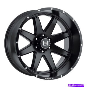 �z�C�[���@4�{�Z�b�g �G�ΓI��H109�A���t�@20x10 5x150 -19�t���u���b�N�z�C�[���i4�j110 20 �C���`���� Hostile H109 Alpha 20x10 5x150 -19 Full Black Wheels(4) 110 20 inch Rims�y���s�A���i�z