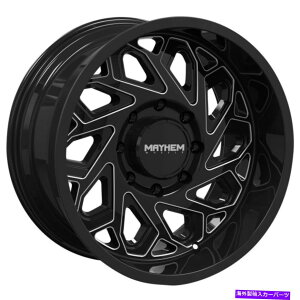 zC[@4{Zbg Cw8112GZbNX20x9 8x6.5/8x165.1 0ubN~zC[i4j125.2 20 "C` Mayhem 8112 Essex 20x9 8x6.5/8x165.1 0 Black Milled Wheels(4) 125.2 20" inch Rim