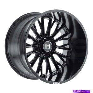 �z�C�[���@4�{�Z�b�g �G�ΓI��H114�t���[���[20x9 6x5.5/6x139.7 12�t���u���b�N�z�C�[���i4�j106 20�C���`���� Hostile H114 Fury 20x9 6x5.5/6x139.7 12 Full Black Wheels(4) 106 20" inch Rims