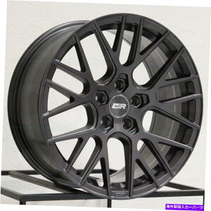�z�C�[���@4�{�Z�b�g ESR RF11 19x8.5 5x114.3 30�K�����^���O���t�@�C�g�z�C�[���i4�j73.1 19 �C���`���� ESR RF11 19x8.5 5x114.3 30 Gun Metal Graphite Wheels(4) 73.1 19 inch Rims�y���s�A���i�z