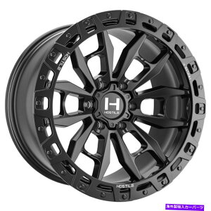�z�C�[���@4�{�Z�b�g �G�ΓI��H130�N�����h17x9 5x5/5x127 0�t���u���b�N�z�C�[���i4�j78.1 17 "�C���`���� Hostile H130 Crandon 17x9 5x5/5x127 0 Full Black Wheels(4) 78.1 17" inch Rims