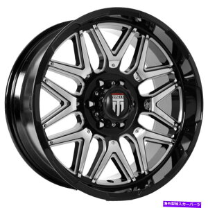 �z�C�[���@4�{�Z�b�g American Truxx AT151 GRIND 20X9 5X5/5X127 -12�u���b�N�~�����O�N����INS�z�C�[���i4�j American Truxx AT151 Grind 20x9 5x5/5x127 -12 Black Milled Chrome Ins Wheels(4)�y���s�A���i�z