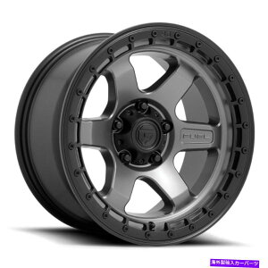 �z�C�[���@4�{�Z�b�g �R��D752�u���b�N18x9 6x135 -12�K�����^���u���b�N�z�C�[���i4�j87.1 18�C���`���� Fuel D752 Block 18x9 6x135 -12 Gunmetal Black Wheels(4) 87.1 18" inch Rims