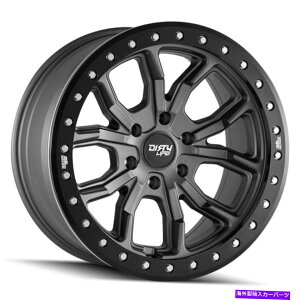 �z�C�[���@4�{�Z�b�g Dirty Life 9303 DT -1 17x9 5x114.3 -12�K�����^���u���b�N�z�C�[���i4�j72.6 17 �C���`���� Dirty Life 9303 Dt-1 17x9 5x114.3 -12 Gunmetal Black Wheels(4) 72.6 17 inch Rim�y���s�A���i�z