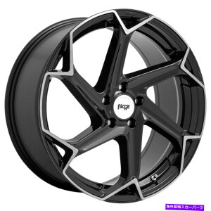 �z�C�[���@4�{�Z�b�g �j�b�`M255�t���b�V��20x9/20x10.5 5x112 38/40�u���b�N�u���V�z�C�[���i4�j66.56 20 �C���` Niche M255 Flash 20x9/20x10.5 5x112 38/40 Black Brushed Wheels(4) 66.56 20 inch�y���s�A���i�z