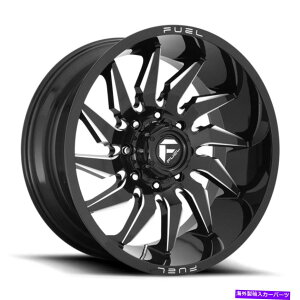�z�C�[���@4�{�Z�b�g �R��D744�Z�C�o�[20x9 8x170 20�u���b�N�~�����O�z�C�[���i4�j125.1 20�C���`���� Fuel D744 Saber 20x9 8x170 20 Black Milled Wheels(4) 125.1 20 inch Rims�y���s�A���i�z