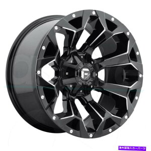 �z�C�[���@4�{�Z�b�g �R��D546�A�T���g20x9 5x114.3/5x5 1�}�b�g�u���b�N�~�����O�z�C�[���i4�j78.1 20 �C���` Fuel D546 Assault 20x9 5x114.3/5x5 1 Matte Black Milled Wheels(4) 78.1 20 inch�y���s�A���i�z