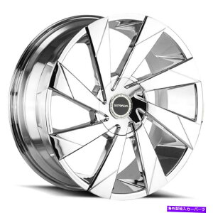 �z�C�[���@4�{�Z�b�g Strada S62 Moto 22x9 5x115/5x120 15 Chrome Wheels�i4�j74.1 22 �C���`�̃��� Strada S62 Moto 22x9 5x115/5x120 15 Chrome Wheels(4) 74.1 22 inch Rims�y���s�A���i�z