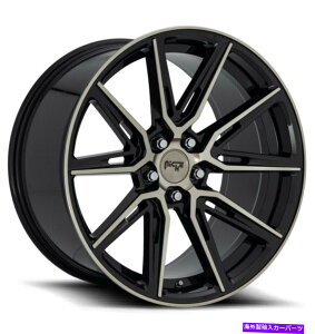 �z�C�[���@4�{�Z�b�g �j�b�`M219�W�F����20x9/20x10.5 5x115 18/20�u���b�N�`���g�z�C�[���i4�j71.5 20 "�C���`s Niche M219 Gemello 20x9/20x10.5 5x115 18/20 Black Tint Wheels(4) 71.5 20" inch S