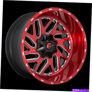 zC[@4{Zbg RD691gg20x10 5x114.3/5x5 -18LfBbh~zC[i4j78.1 20 "C` Fuel D691 Triton 20x10 5x114.3/5x5 -18 Candy Red Milled Wheels(4) 78.1 20" inch