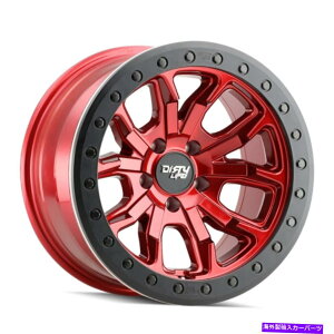 �z�C�[���@4�{�Z�b�g Dirty Life 9303 DT -1 17x9 5x114.3 -12���b�h�z�C�[���i4�j72.6 17 �C���`���� Dirty Life 9303 Dt-1 17x9 5x114.3 -12 Red Wheels(4) 72.6 17 inch Rims�y���s�A���i�z