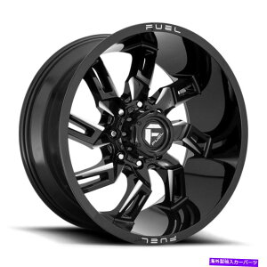 zC[@4{Zbg RD747bN_E20x10 5x5/5x127 -18ubN~OzC[i4j71.5 20 "C` Fuel D747 Lockdown 20x10 5x5/5x127 -18 Black Milled Wheels(4) 71.5 20" inch Rims