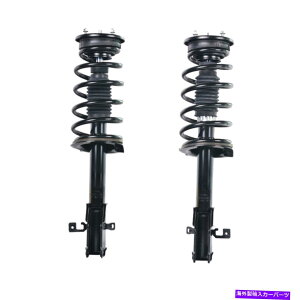 �T�X�y���V���� 2007�N����2010�N�̃t�H�[�h�G�b�W�̃t�����g�� +�E�T�C�h�V���b�N�X�g���b�g���X�v�����O Pair Front Left + Right Side Shock Strut & Spring For 2007-2010 Ford Edge