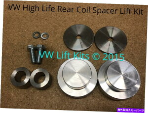 �T�X�y���V���� VW�r�[�g���S���t�W�F�b�^MK4 1�C���`�R�C���X�y�[�T�[�t�����g���A�T�X�y���V�����p���t�g�L�b�g Lift Kit for VW Beetle Golf Jetta MK4 1 inch Coil Spacer Front Rear Suspension