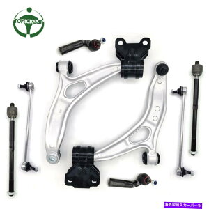 TXyV 8PCTXyVLbgtg^CbhRg[A[XEFCo[tH[htH[JX 8pc Suspension Kit Front Tie Rods Lower Control Arms Sway Bar For Ford Focus