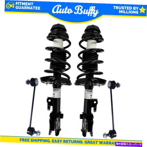 TXyV Unity4PCStgXgbgƃRCXvO + 2010-13 Kia Soul̃XEFCo[N UNITY 4pcs Front Strut And Coil Spring + Sway Bar Link for 2010-13 Kia Soul
