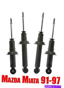 �T�X�y���V���� Mazda Miata 1991-1997�̐^�V�����t�����g����у��A�V���b�N�A�u�\�[�o�[ Brand New Front and Rear Shock Absorbers for Mazda Miata 1991-1997�y���s�A���i�z