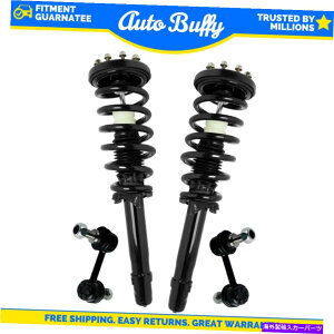 TXyV Unity 4PCStgXgbgƃRCXvO + 2009-14 ACURA TLAAWD̃XEFCo[N UNITY 4pcs Front Strut And Coil Spring + Sway Bar Link for 2009-14 Acura TL, AWD
