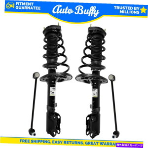 TXyV Unity 4PCSAXgbgƃRCXvO + swayo[NES350AAoAJ UNITY 4pcs Rear Strut And Coil Spring + Sway Bar Link for ES350, Avalon, Camry