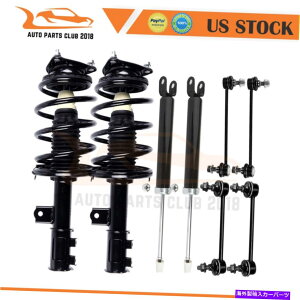 TXyV 2010N77̃tgAXgbgVbNTXyVAZuXEFCo[ Front Rear Strut Shock Suspension Assembly Sway Bar for 07-2010 Hyundai Elantra