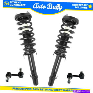 TXyV Unity 4PC Front LeftRight Strut and Coil Spring + Sway BarNfor Acura TL Unity 4pc Front Left & Right Strut and Coil Spring + Sway Bar Link for Acura TL