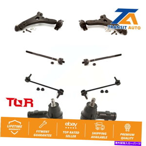 TXyV tgRg[A[{[AZu^CbhGhNLbgi8PCjtH[htH[JXp Front Control Arm Ball Joint Assembly Tie Rod End Link Kit (8Pc) For Ford Focus