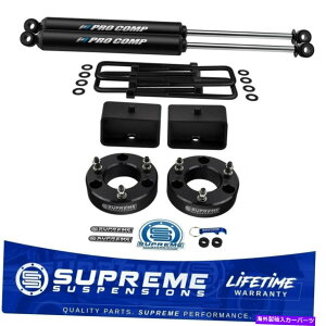 �T�X�y���V���� 3 �t�����g +���A���t�g�L�b�g + 07-18�V���o���[�h�V�G��1500�̃v���R���v�v��X�V���b�N 3 Front + Rear Lift Kit + Pro Comp PRO-X Shocks For 07-18 Silverado Sierra 1500�y���s�A���i�z