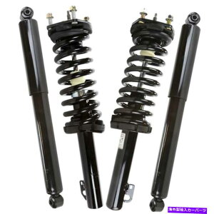 TXyV 2005N2009N2010ÑW[vOh`FL[tgSȃXgbgƃAVbNZbg For 2005-2009 2010 Jeep Grand Cherokee Front Complete Strut and Rear Shock Set