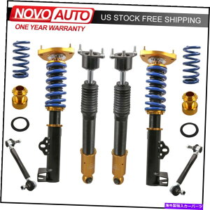 TXyV 2008N2014ÑZfXxcCNXW204 C250̐V4xRCI[o[XgbgVbN New 4X Coilover Struts Shocks For 2008-2014 Mercedes-Benz C-Class W204 C250