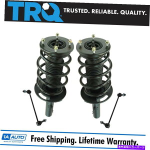 �T�X�y���V���� TRQ�t�����g���[�h���ꂽ���S�ȃX�g���b�g�X�v�����O�A�Z���u���X�E�F�C�o�[�����N4PC�L�b�g�̂������� TRQ Front Loaded Complete Strut Spring Assembly Sway Bar Link 4pc Kit for Taurus�y���s�A