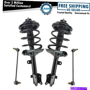 TXyV 4s[XtgTXyVXgbgAZuXEFCo[GhNLbgAcuraMDX 4 Piece Front Suspension Strut Assembly Sway Bar End Link Kit for Acura MDX