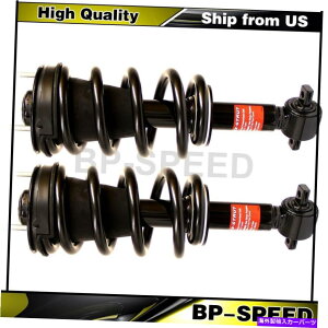 �T�X�y���V���� �t�����g�T�X�y���V�����X�g���b�g�ƃR�C���X�v�����O�A�Z���u��2 x GMC�̃������[2007-2013 Front Suspension Struts and Coil Spring Assembly 2 X Monroe For GMC 2007-2013