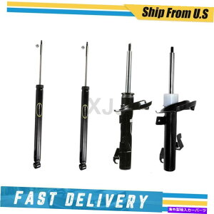 TXyV 2012N2013Ñ}c_34̃AtgVbNTXyVSXgbg̃[Zbg Monroe Set of 4 Rear Front Shock Suspension Complete Strut For 2012-2013 Mazda 3
