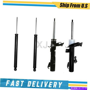 TXyV 2004N2009Ñ}c_34̃AtgVbNTXyVSXgbg̃[Zbg Monroe Set of 4 Rear Front Shock Suspension Complete Strut For 2004-2009 Mazda 3