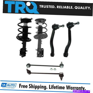 �T�X�y���V���� TRQ 6PC�X�e�A�����O�T�X�y���V�����L�b�g�A�E�^�[�^�C���b�h�X�g���b�g�X�v�����O�A�Z���u���G���h�����N TRQ 6pc Steering Suspension Kit Outer Tie Rods Strut Spring Assemblies End Links
