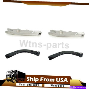 �T�X�y���V���� 04-12�̃V�{���[�}���u���{�e�b�N���A�A�b�p�[����у��[���[LH��RH�R���g���[���A�[���Z�b�g For 04-12 Chevrolet Malibu Mevotech Rear Upper & Lower LH&RH Control Arm Set�y���s�A���i�z