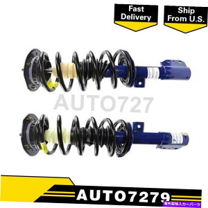�T�X�y���V���� �������[�t�����g���E�E2x�X�g���b�gw/�R�C���X�v�����O�Z�b�g�|���e�B�A�b�N�g�����g2006 Monroe Front Left Right 2X Strut w/ Coil Spring Set For Pontiac Torrent 2006�y���s�A���i�z