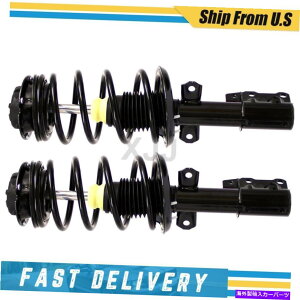 TXyV 2003N2007N̓yCI2̃tgSȃXgbgƃRCXvÕ[Zbg Monroe Set of 2 Front Complete Strut and Coil Spring For 2003-2007 Saturn Ion