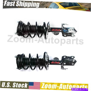 �T�X�y���V���� �t�����g�R���v���[�g�V���b�N�X�g���b�g���R�C���X�v�����O�Z�b�g2�t�B�b�g2010-2015�g���^�v���E�X Front Complete Shock Strut & Coil Spring Set of 2 Fits 2010-2015 Toyota Prius�y���s�A���i